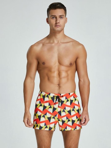SEOBEAN Board Shorts in Yellow: front