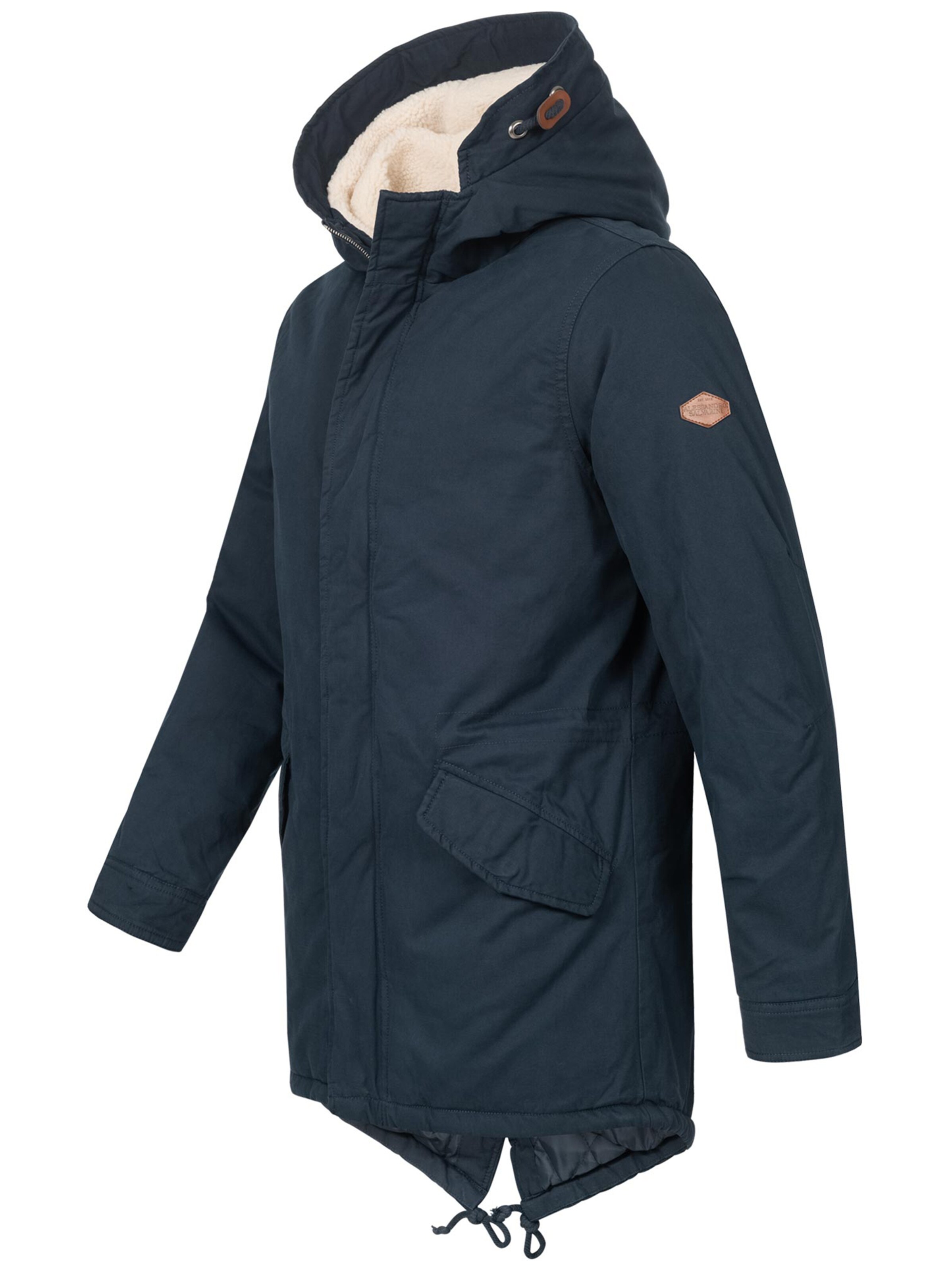 Alessandro Salvarini Parka in Blau