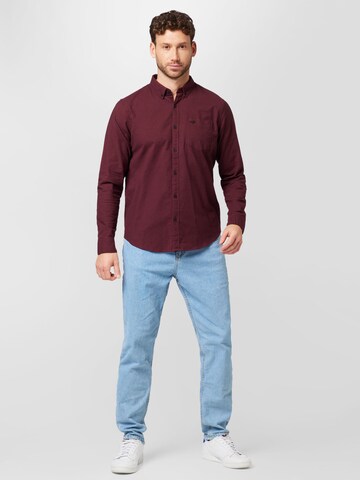 Regular fit Camicia di HOLLISTER in rosso