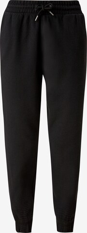 QS Tapered Pants in Black: front