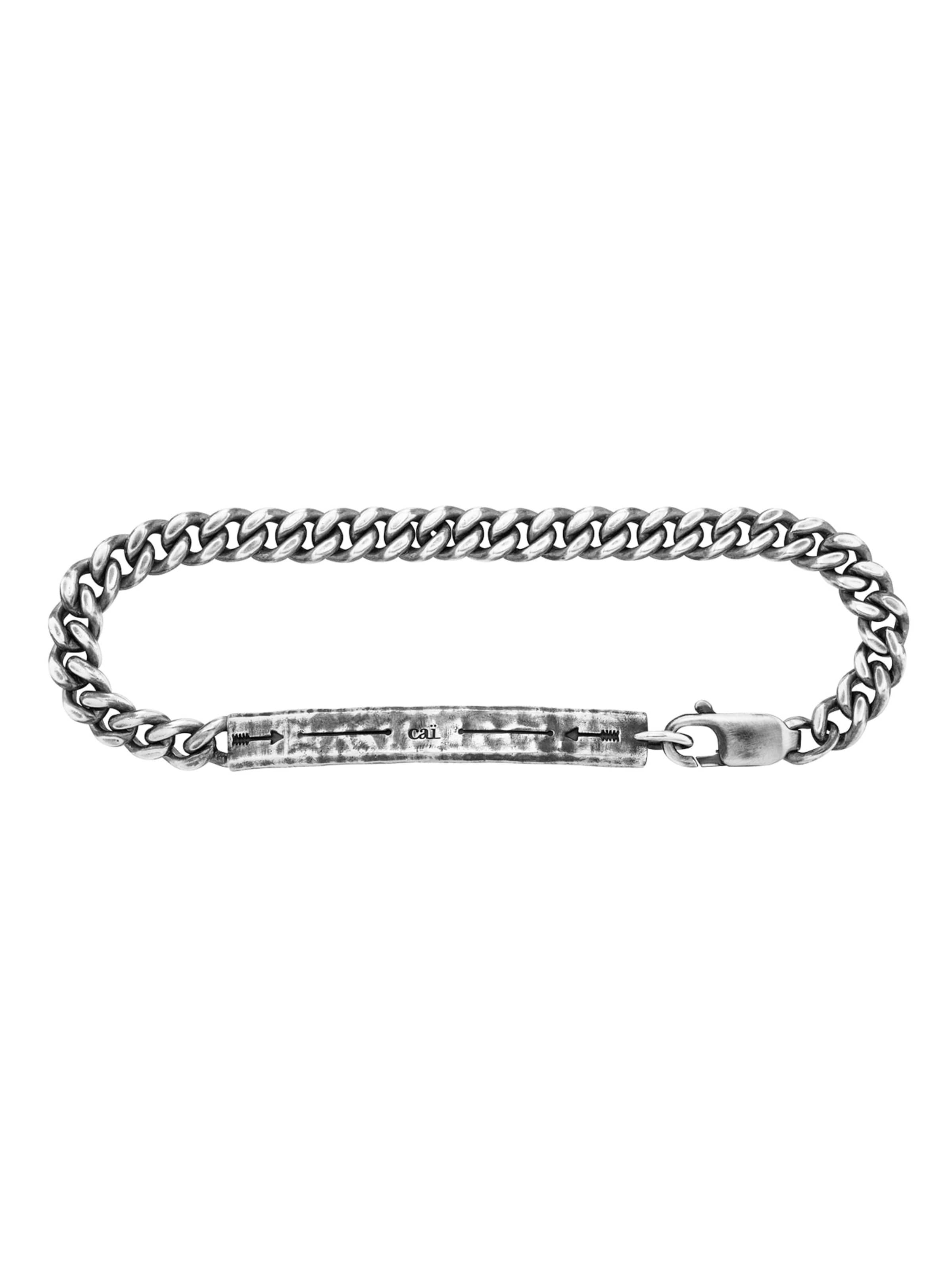 Bracelet caï en argent : devant