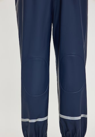 Effilé Pantalon fonctionnel Schmuddelwedda en bleu