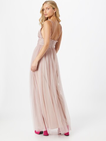 Maya Deluxe Evening Dress in Pink