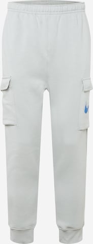 Nike Sportswear Карго панталон в сиво: отпред
