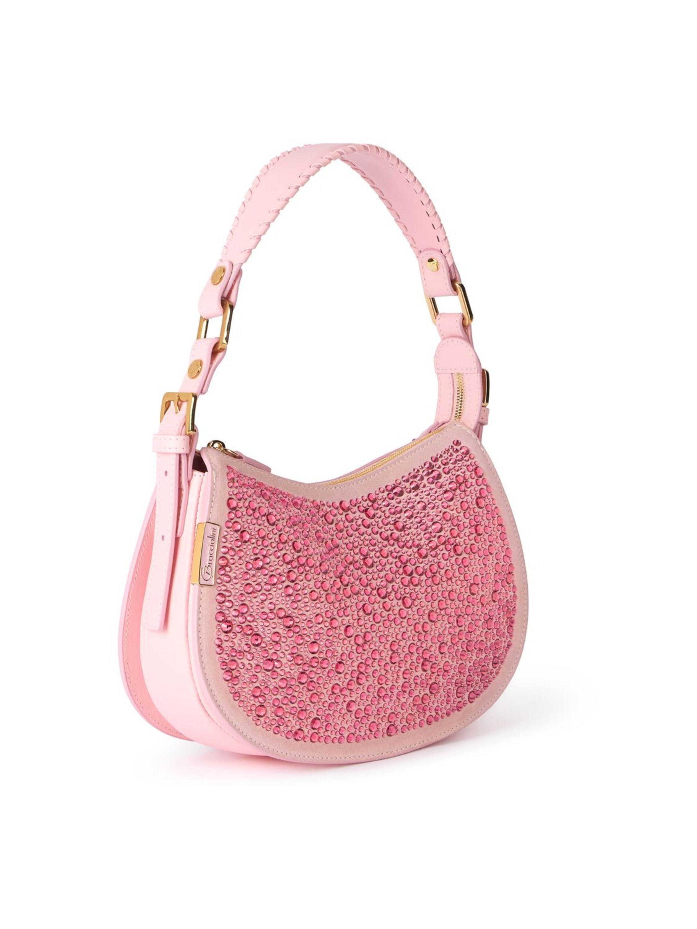 Braccialini - Bolso de hombro 'Ginevra Studs' en rosa