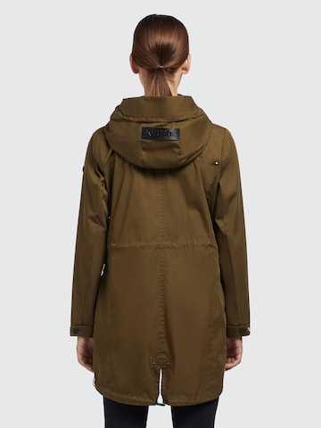 Parka di mezza stagione di khujo in verde