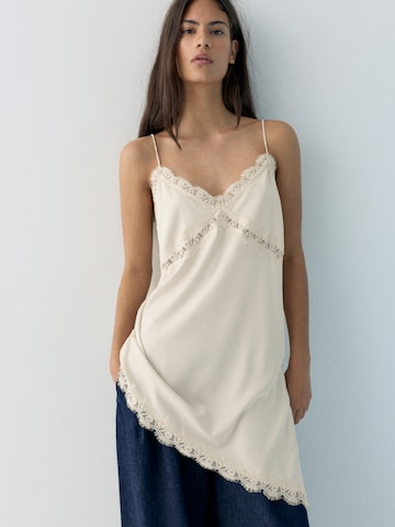 Pull&Bear Top in Beige: Vorderseite