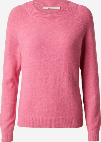 Pullover 'RICA' di ONLY in rosa: frontale