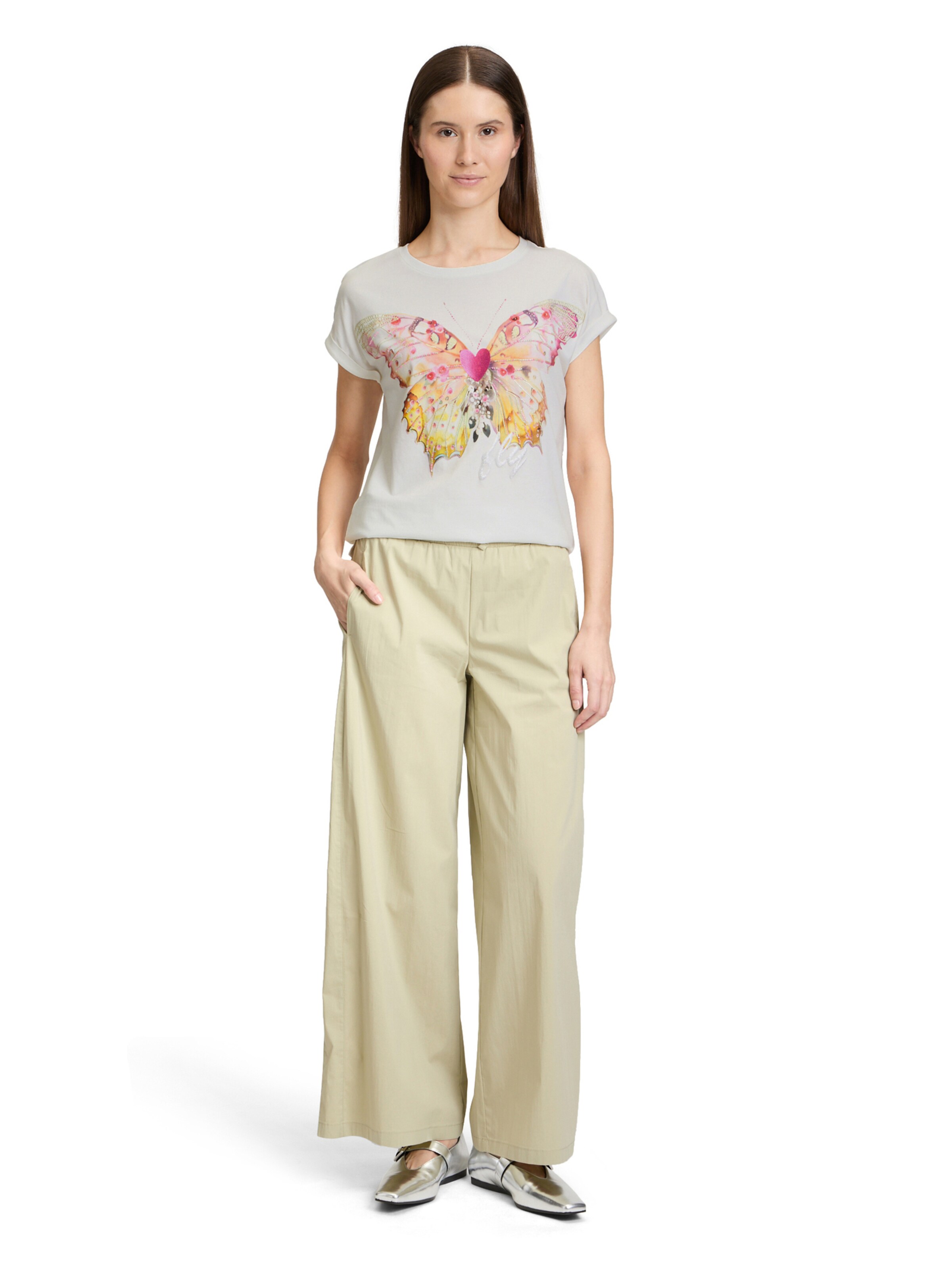 T-shirt Cartoon en blanc