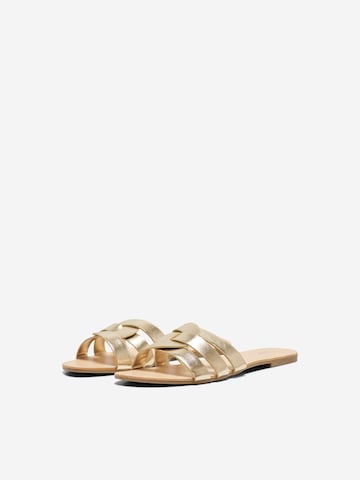 ONLY Mules 'FELI' in Gold