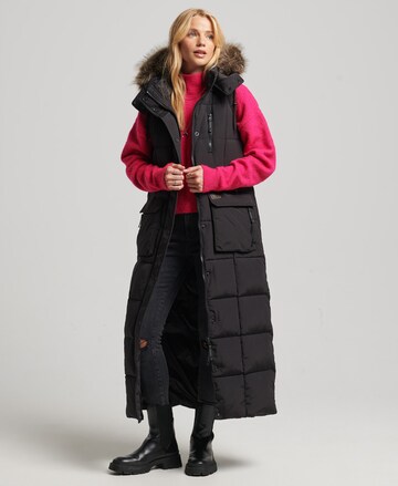 Superdry Bodywarmer in Zwart: voorkant