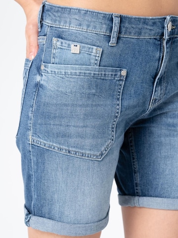 M.O.D MIRACLE OF DENIM - Pierna ancha Vaquero en azul