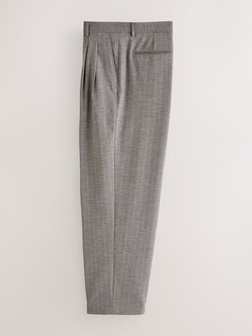 Loosefit Pantalon à plis Next en marron