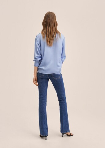 MANGO Blouse 'lilium' in Blauw