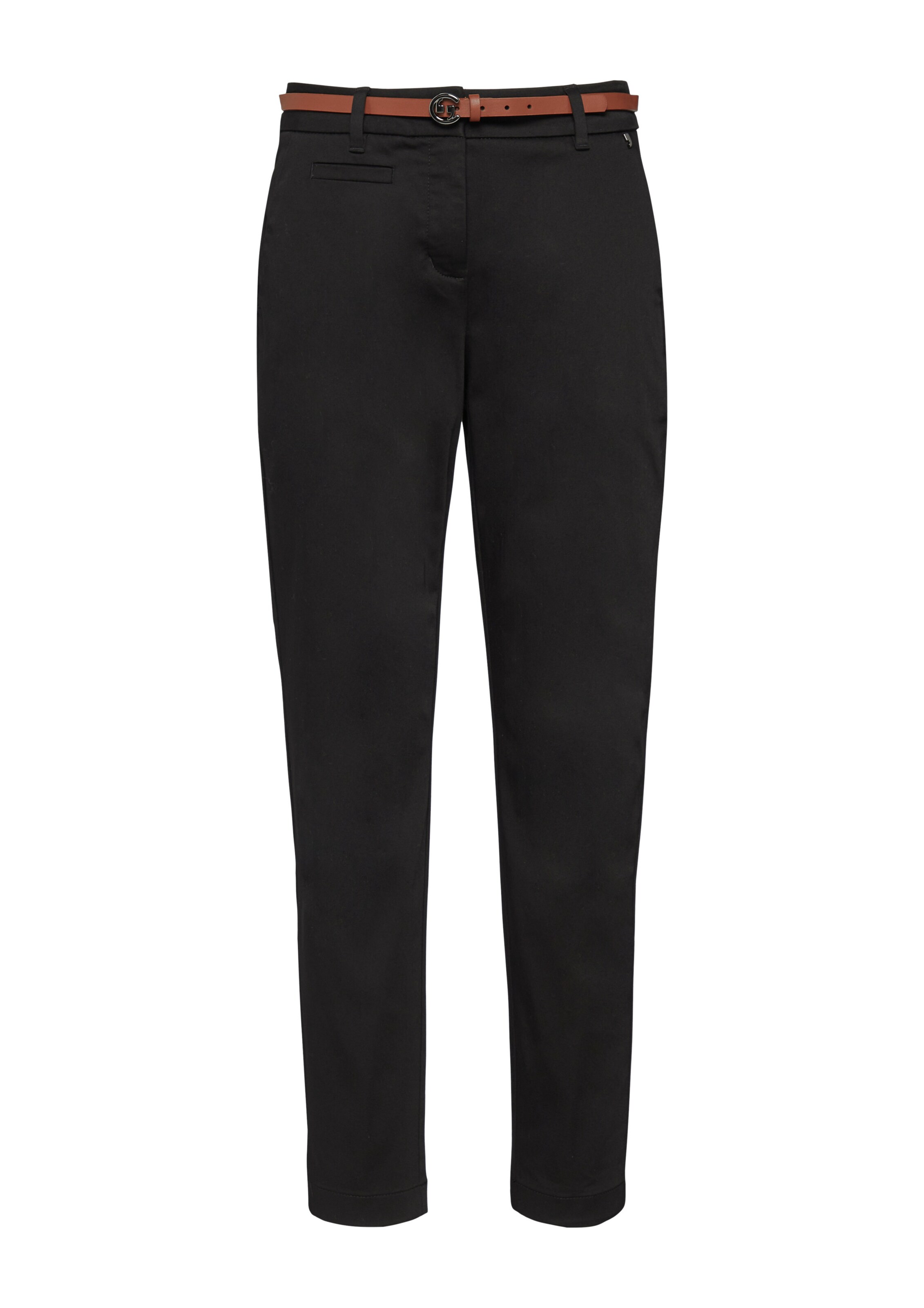 Pantaloni chino di COMMA in nero: frontale