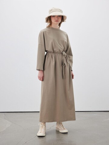MANUKA Dress in Grey: front