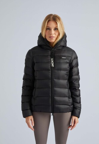 JACK1T Outdoor Jacket in Black: front