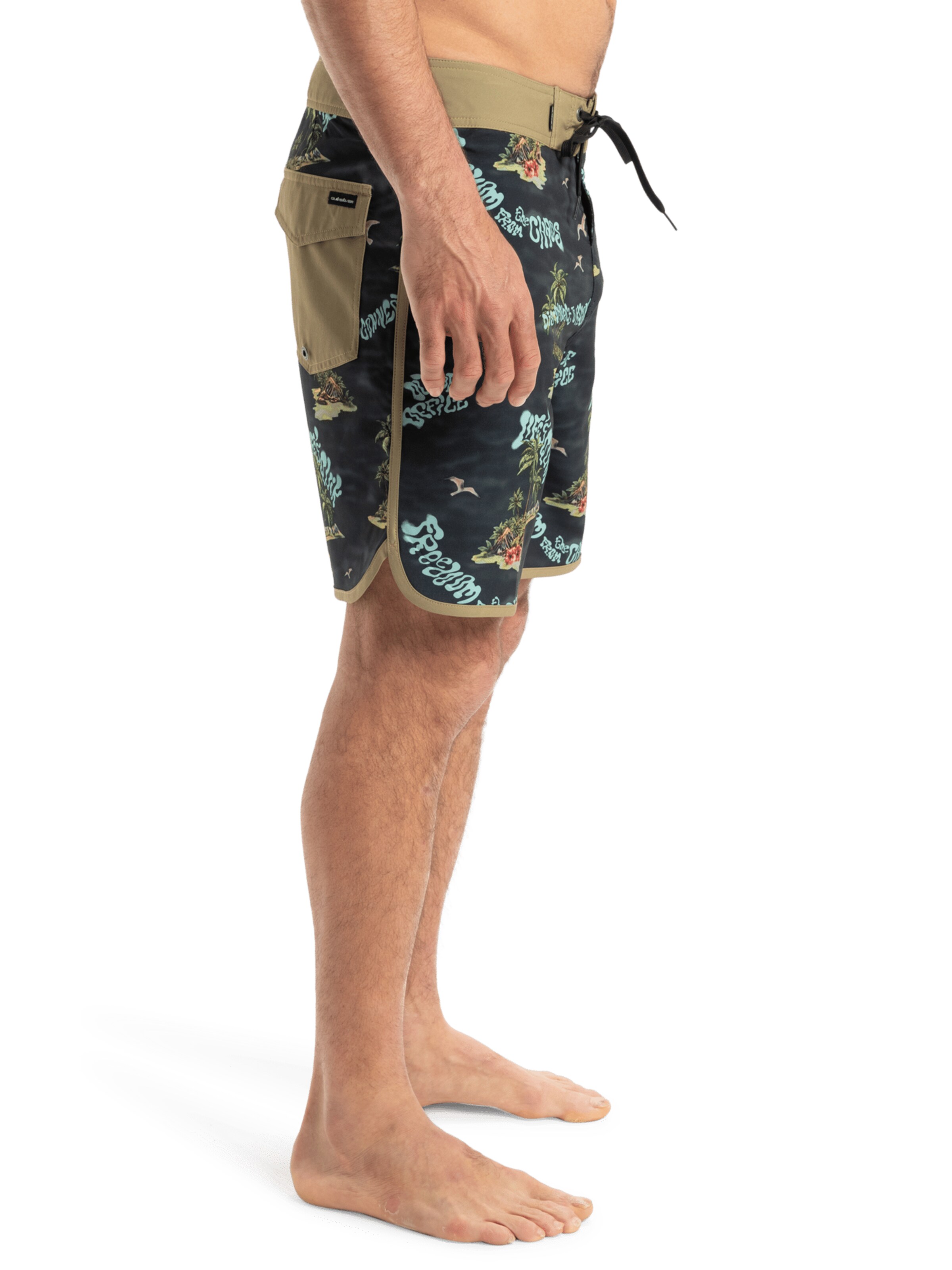 QUIKSILVER Swimming Trunks 'Scallop 18' in Blue