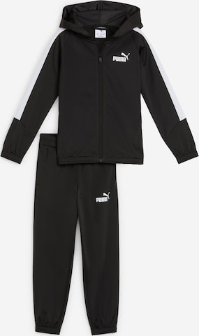 PUMA Sweatsuit 'Ess No.1' in Black: front