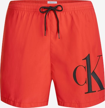Maillot de bain 'Calvin Klein Swimwear Badehose' Calvin Klein en rouge : devant