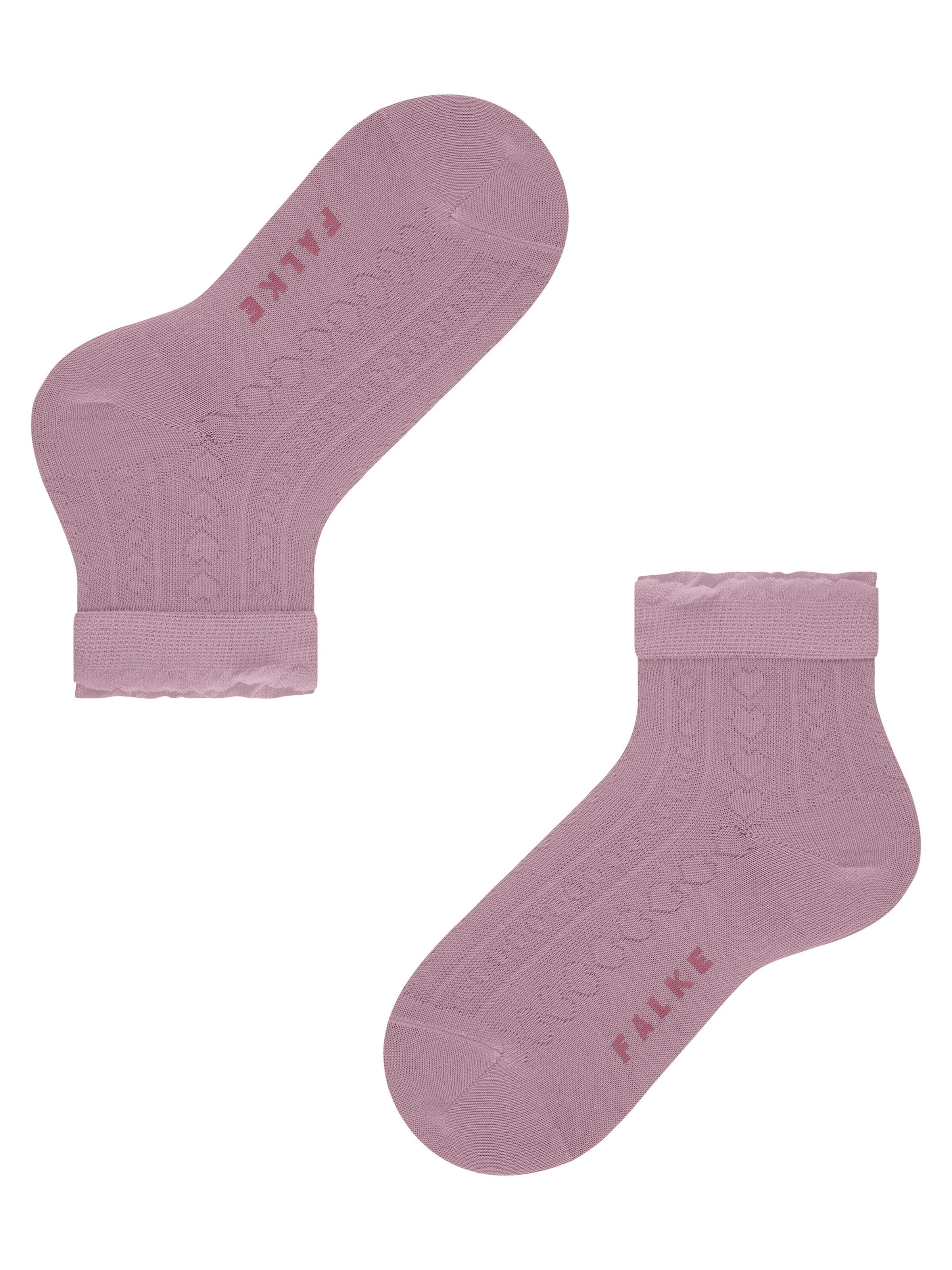 FALKE Socks 'Romantic Net' in Pink