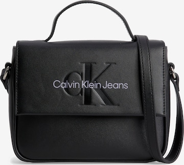 Calvin Klein Jeans Schoudertas in Zwart: voorkant