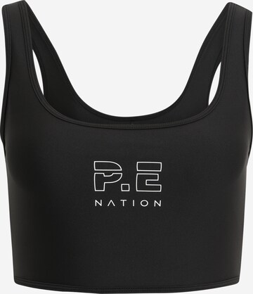 P.E Nation - Bustier Sujetador en negro: frente
