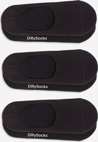 Chaussure basse DillySocks en noir : devant