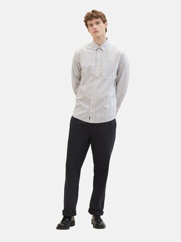 Coupe regular Chemise TOM TAILOR en blanc