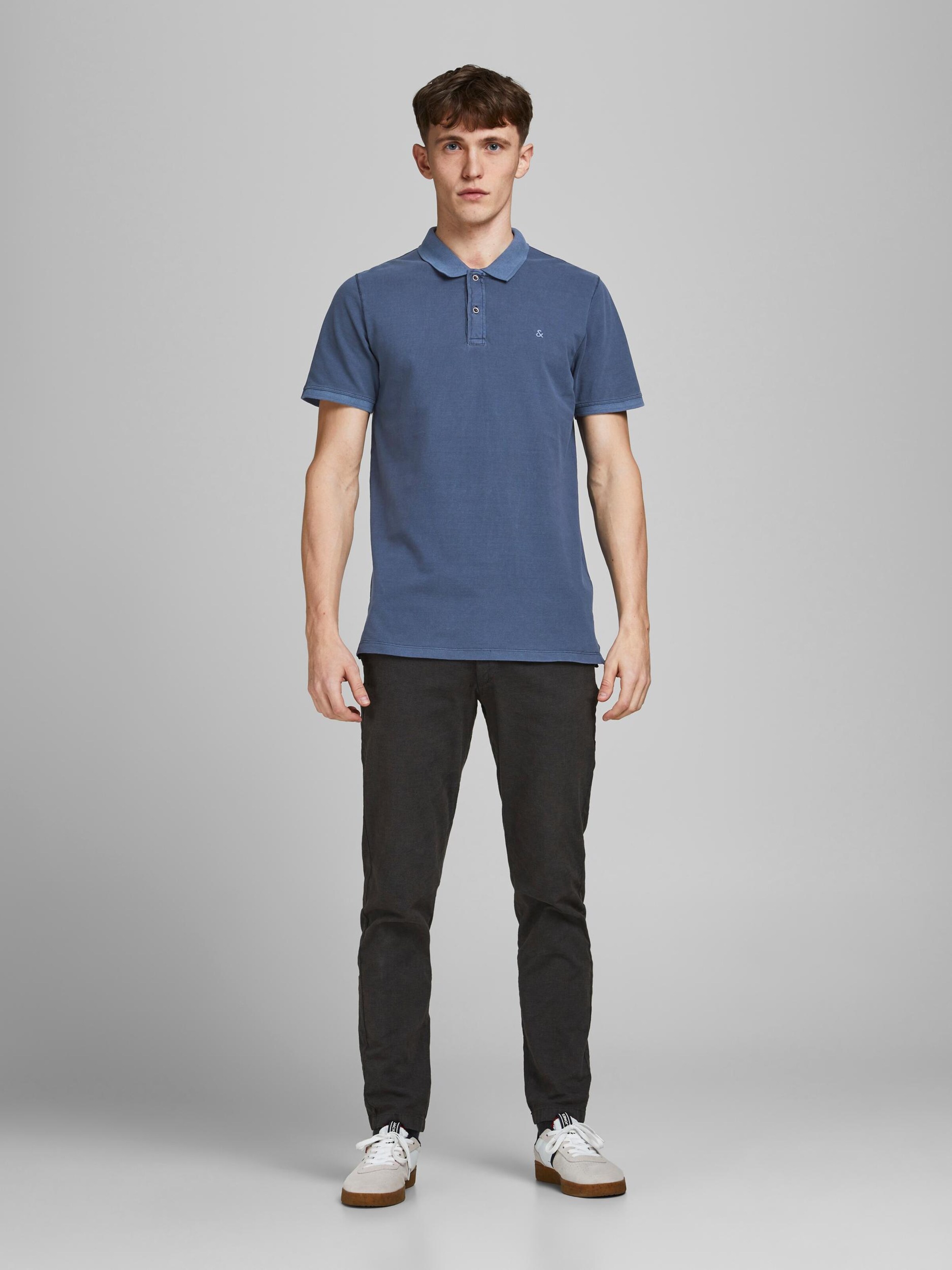 Più sostenibile Abbigliamento JACK & JONES Maglietta in Blu Colomba 