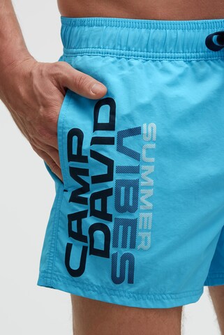 CAMP DAVID Board Shorts in Blue