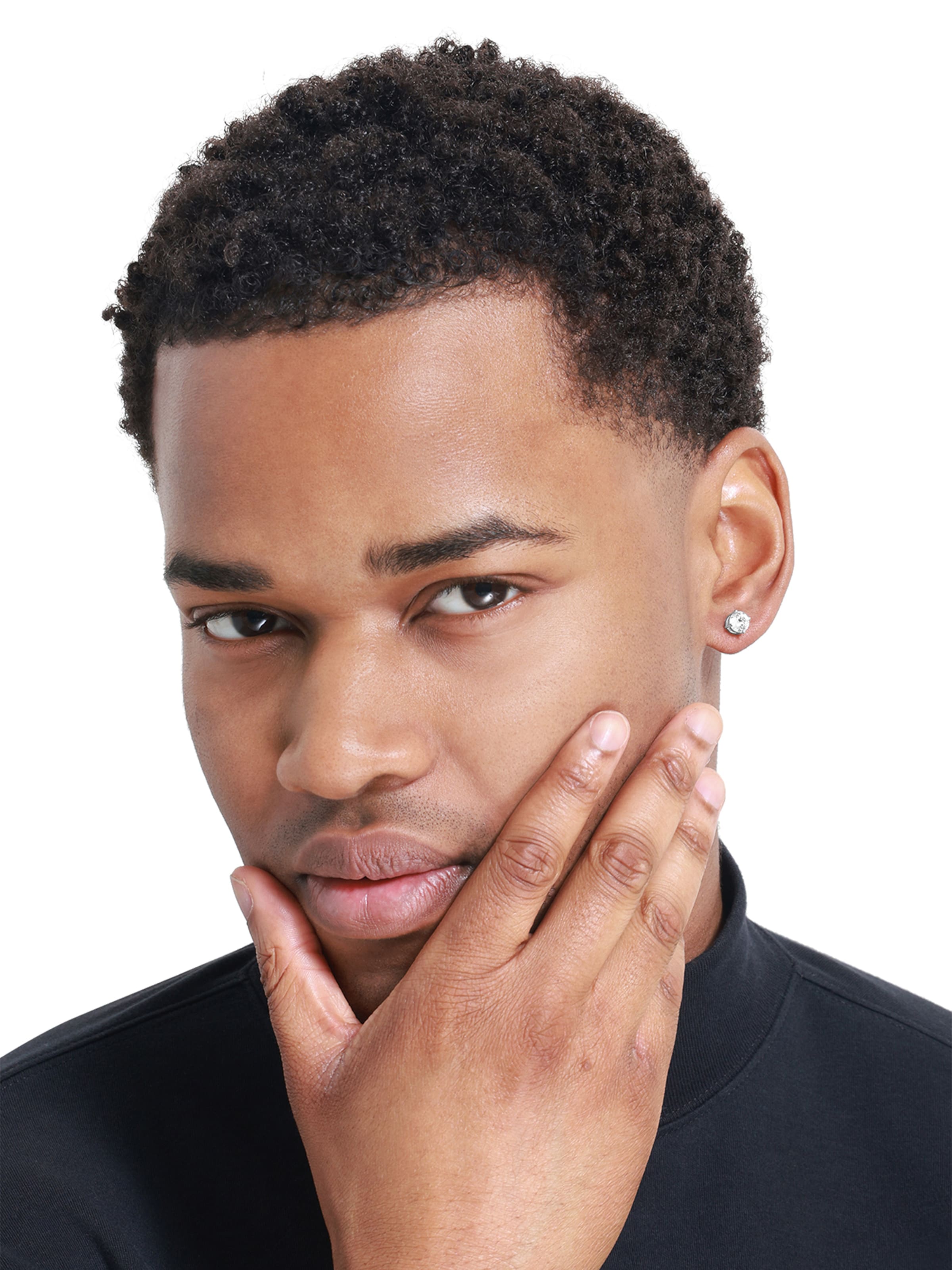 Heideman Ohrschmuck 'Nathan' in Silber: Vorderseite