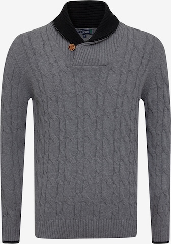 Pull-over 'Meribel' Sir Raymond Tailor en gris : devant