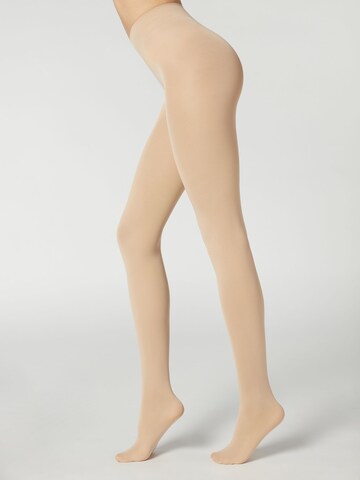 CALZEDONIA Tights in Beige: front
