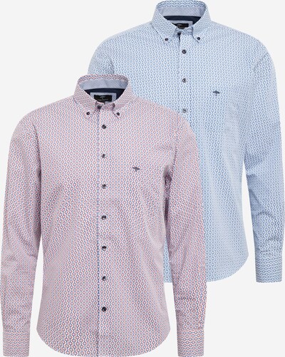 FYNCH-HATTON Shirt in Light blue / Dark red / White, Item view