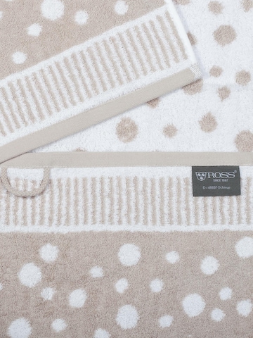 ROSS Towel 'Punkte allover' in Beige