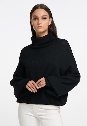 RISA - Pullover em preto: frente