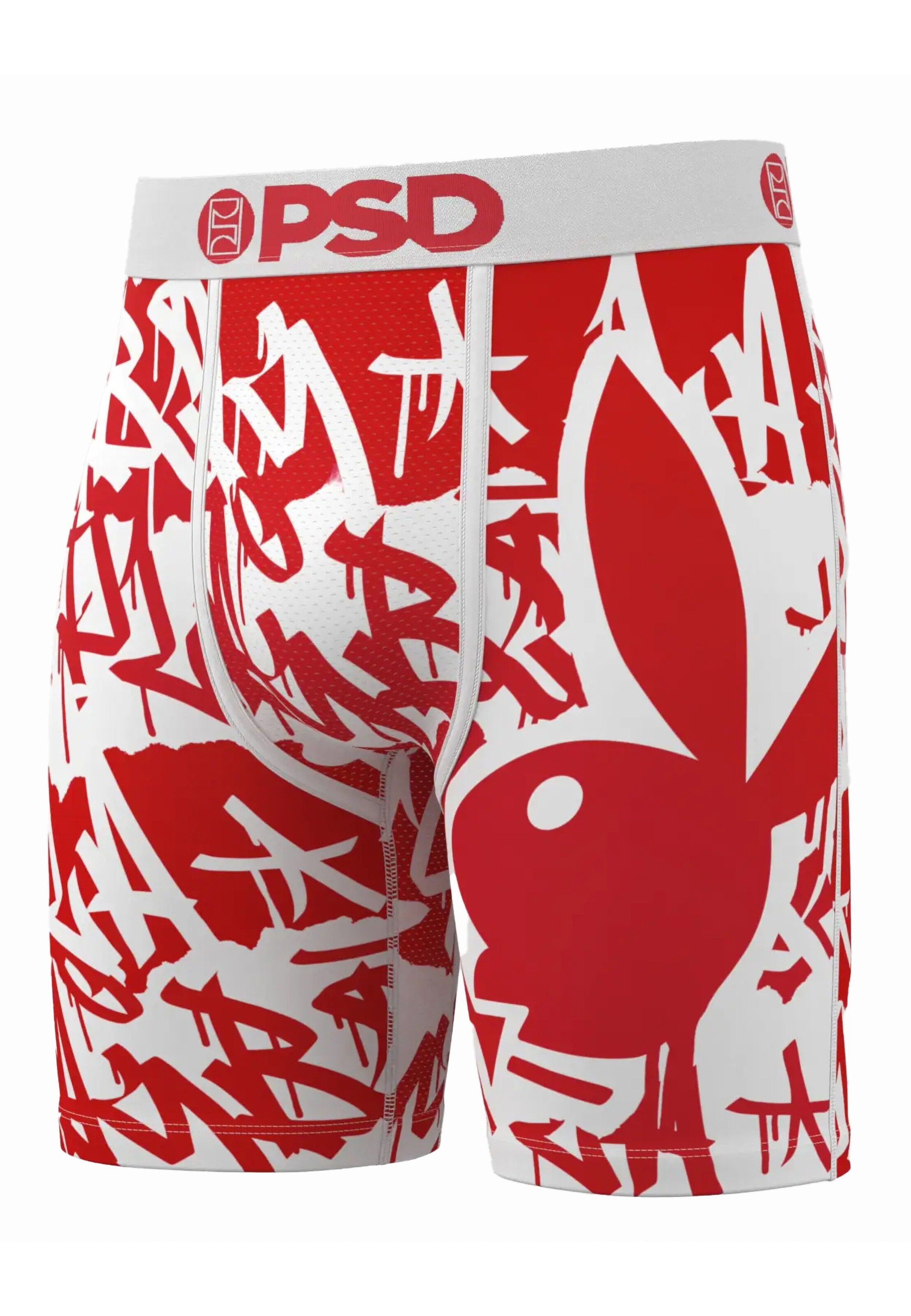 PSD Boxer shorts 'Playboy Red Tags' in White