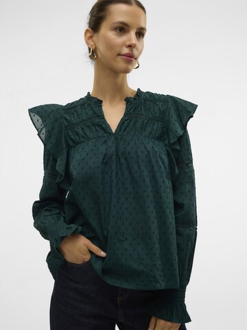 Chemisier 'TRINE ' VERO MODA en vert