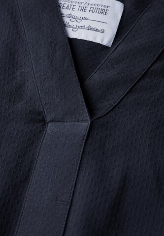 CECIL Bluse in Unifarbe in Blau