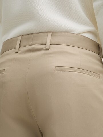 STRELLSON Regular Bandplooibroek 'Kory' in Beige