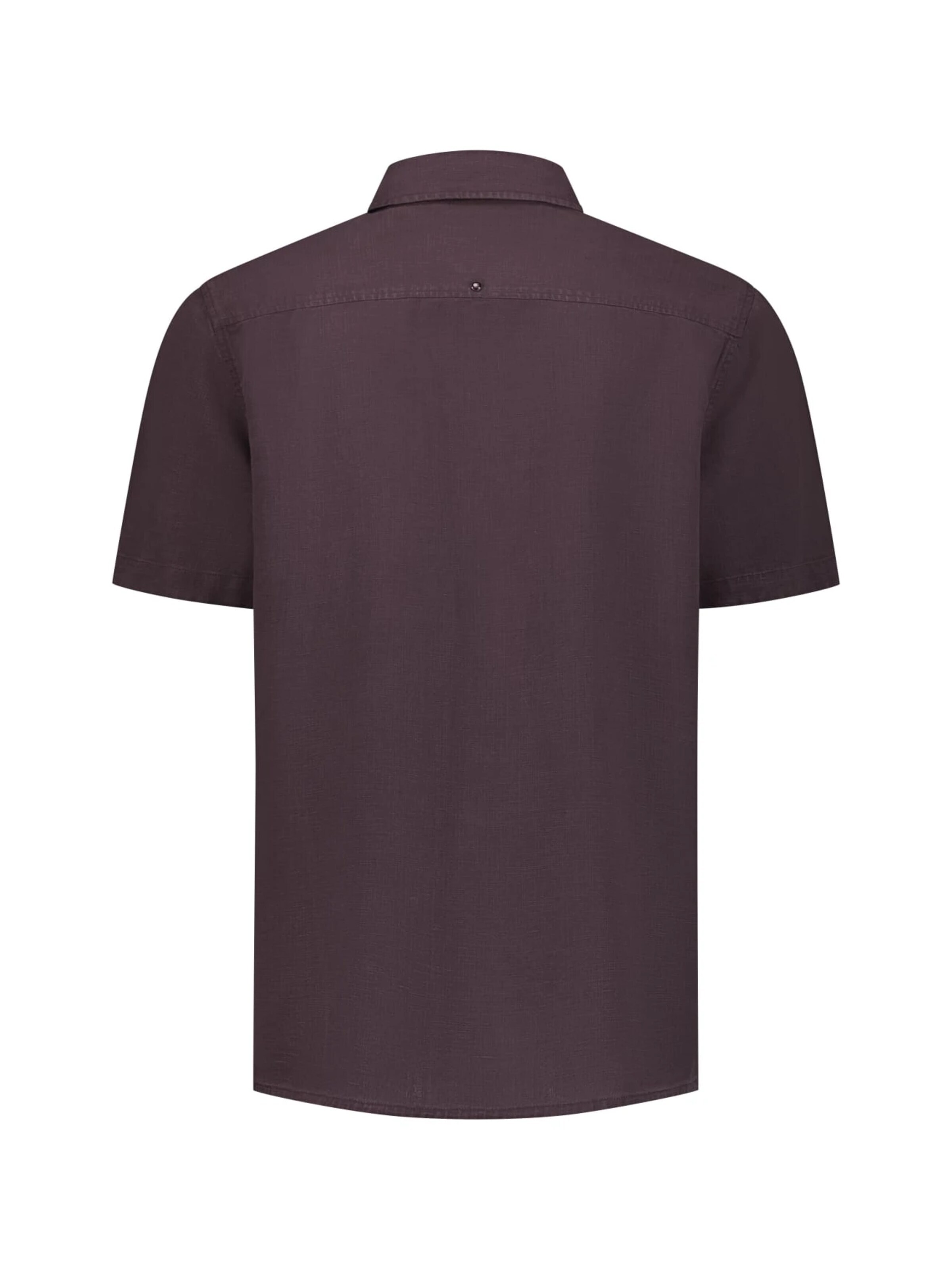 No Excess Comfort fit Button Up Shirt in Brown