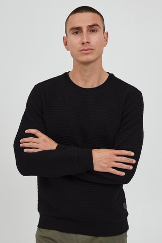 INDICODE JEANS Sweatshirt 'Anthony' in Zwart: voorkant