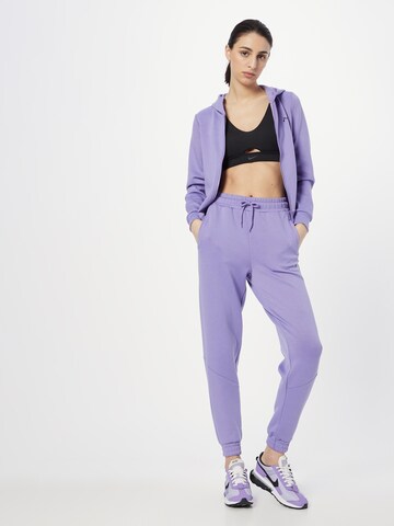 ONLY PLAY Tapered Sportbroek 'SERENA' in Lila