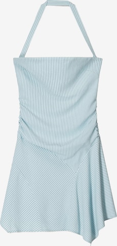 BershkaHaljina - plava boja: prednji dio