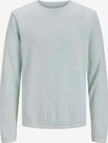 JACK & JONES Regular fit Sweater 'Leo' in Blue: front