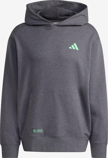 ADIDAS PERFORMANCE Sweat de sport 'Mercedes - AMG Petronas Formula One Team' en gris foncé / vert clair, Vue avec produit
