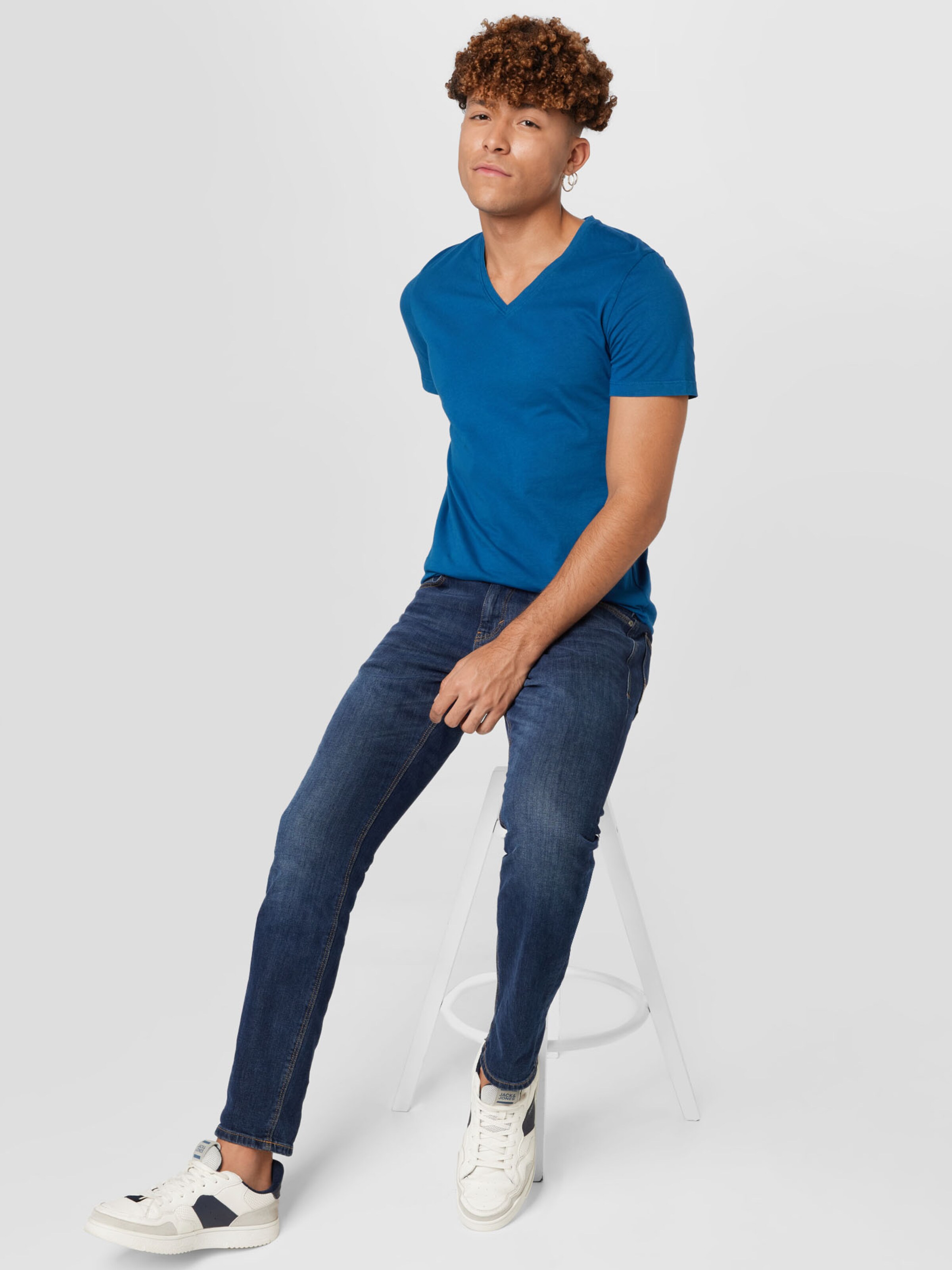 Männer Große Größen s.Oliver T-Shirt in Dunkelblau - WI92337 Männer Große Größen s.Oliver T-Shirt in Dunkelblau - WI92337