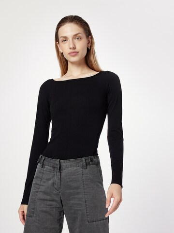 WEEKDAY Shirt in Schwarz: Vorderseite