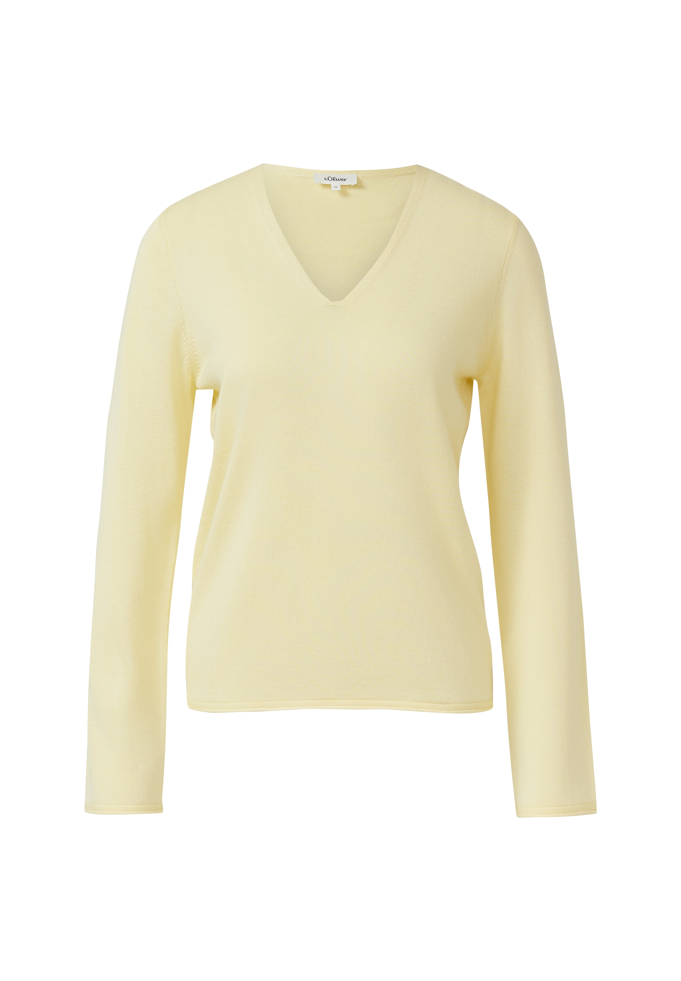 s.Oliver Sweater in Yellow: front